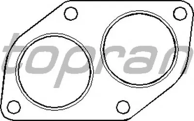 Прокладка, труба выхлопного газа TOPRAN купить