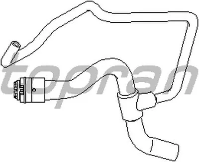 Шланг радиатора TOPRAN купить