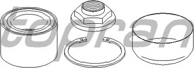 Комплект подшипника ступицы колеса TOPRAN купить