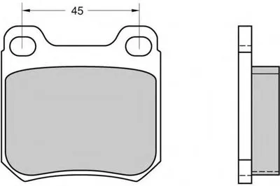 Комплект тормозных колодок, дисковый тормоз E.T.F. купить