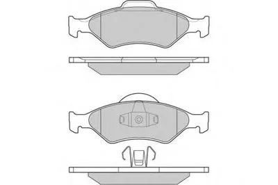 Комплект тормозных колодок, дисковый тормоз E.T.F. купить