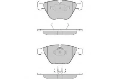 Комплект тормозных колодок, дисковый тормоз E.T.F. купить