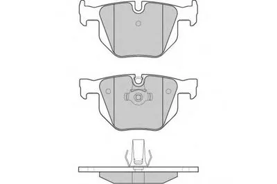Комплект тормозных колодок, дисковый тормоз E.T.F. купить