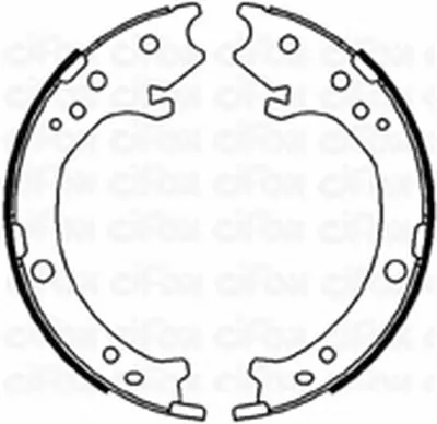 Комплект тормозных колодок, стояночная тормозная система CIFAM купить