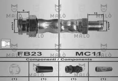 Тормозной шланг MALÒ купить