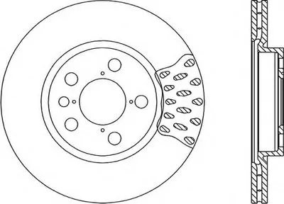 Тормозной диск ADAPTIVE OPEN PARTS купить