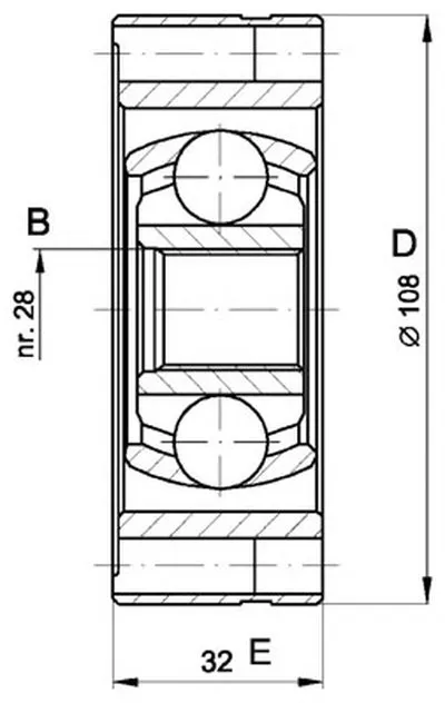 Шарнирный комплект, приводной вал SPIN OPEN PARTS купить