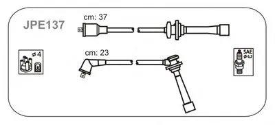Комплект проводов зажигания JANMOR купить