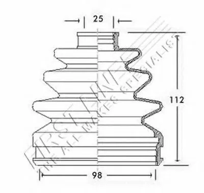 Пыльник, приводной вал FIRST LINE купить