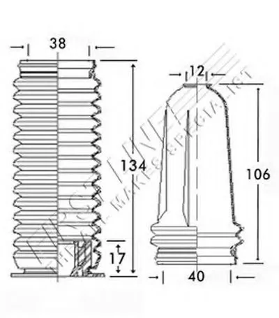 Пыльник, рулевое управление FIRST LINE купить