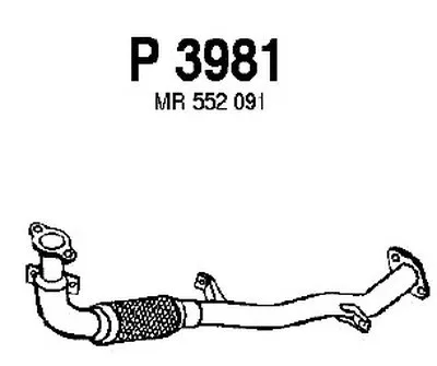 Труба выхлопного газа FENNO купить