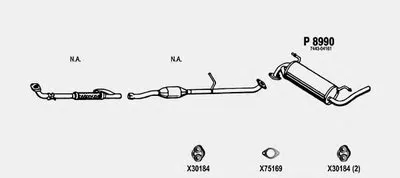 Система выпуска ОГ FENNO купить