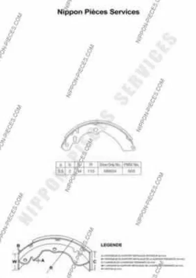 Комплект тормозных колодок NPS купить