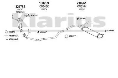 Система выпуска ОГ KLARIUS купить