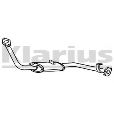 Предглушитель выхлопных газов KLARIUS купить