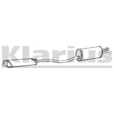 Глушитель выхлопных газов конечный KLARIUS купить