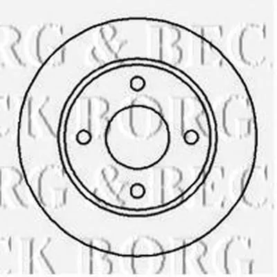 Тормозной диск BORG & BECK купить