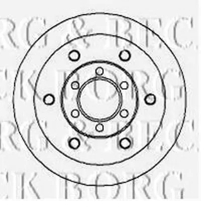 Тормозной диск BORG & BECK купить
