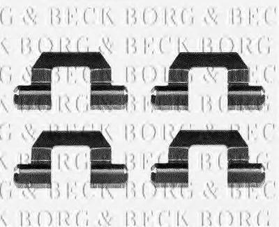 Комплектующие, колодки дискового тормоза BORG & BECK купить