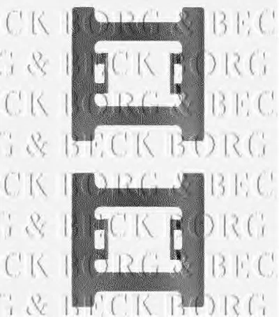 Комплектующие, колодки дискового тормоза BORG & BECK купить