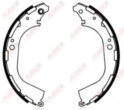 Комплект тормозных колодок ABE купить