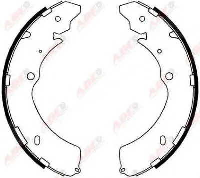 Комплект тормозных колодок ABE купить