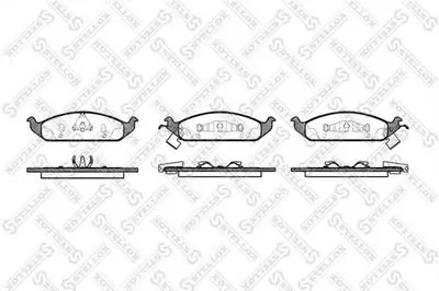 Комплект тормозных колодок, дисковый тормоз STELLOX купить