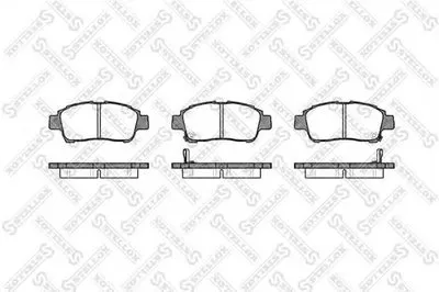 Комплект тормозных колодок, дисковый тормоз STELLOX купить