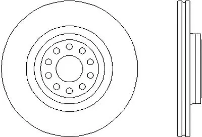 Тормозной диск HELLA PAGID купить