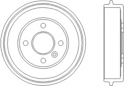 Тормозной барабан HELLA PAGID купить