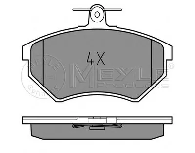 Комплект тормозных колодок, дисковый тормоз PLATINUM PAD MEYLE купить