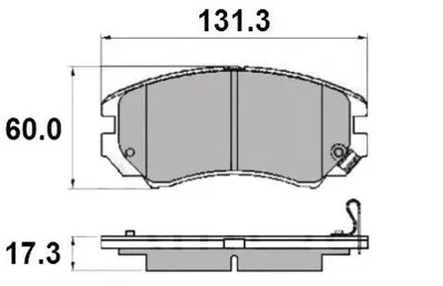 Комплект тормозных колодок, дисковый тормоз NATIONAL купить