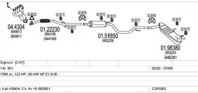 Система выпуска ОГ MTS купить