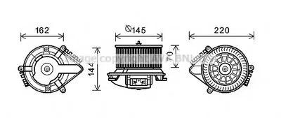 Электродвигатель, вентиляция салона AVA QUALITY COOLING купить
