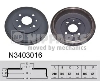 Тормозной барабан NIPPARTS купить
