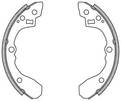 Комплект тормозных колодок ADVANCE OPEN PARTS купить