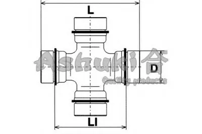Шарнир, продольный вал ASHUKI купить
