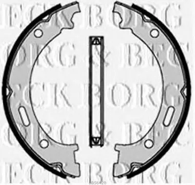 Комплект тормозных колодок BORG & BECK купить