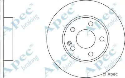Тормозной диск APEC braking купить