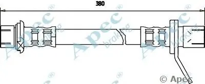 Тормозной шланг APEC braking купить