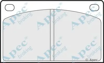 Комплект тормозных колодок, дисковый тормоз APEC braking купить