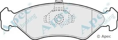 Комплект тормозных колодок, дисковый тормоз APEC braking купить