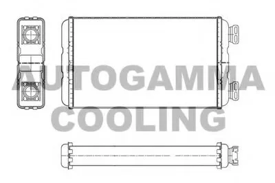 Теплообменник, отопление салона AUTOGAMMA купить