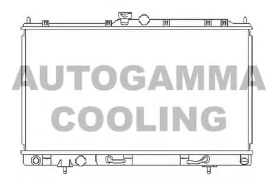 Радиатор, охлаждение двигателя AUTOGAMMA купить