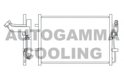 Конденсатор, кондиционер AUTOGAMMA купить