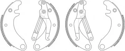 Комплект тормозных колодок Shoe Kit TEXTAR купить