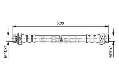 Тормозной шланг BOSCH купить