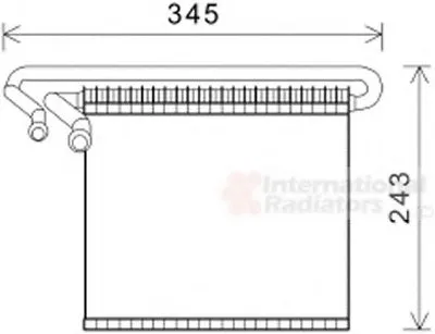 Испаритель, кондиционер VAN WEZEL купить