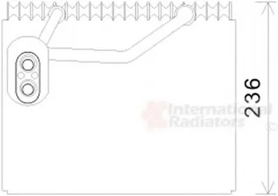 Испаритель, кондиционер VAN WEZEL купить