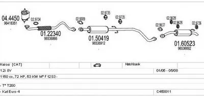 Система выпуска ОГ MTS купить